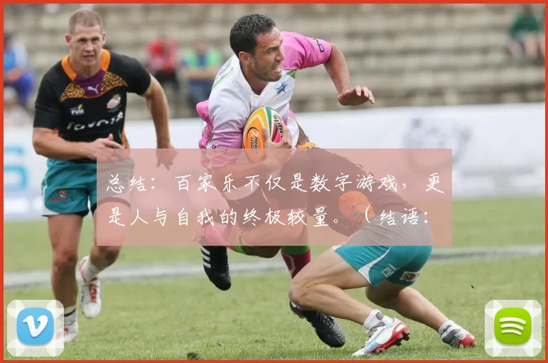 总结：百家乐不仅是数字游戏，更是人与自我的终极较量。（结语：百家乐不止是数字博弈，更是人与自我的终极对决）