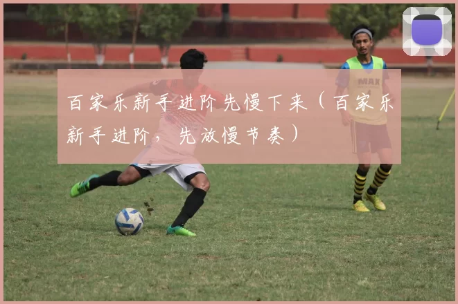 百家乐新手进阶先慢下来（百家乐新手进阶，先放慢节奏）
